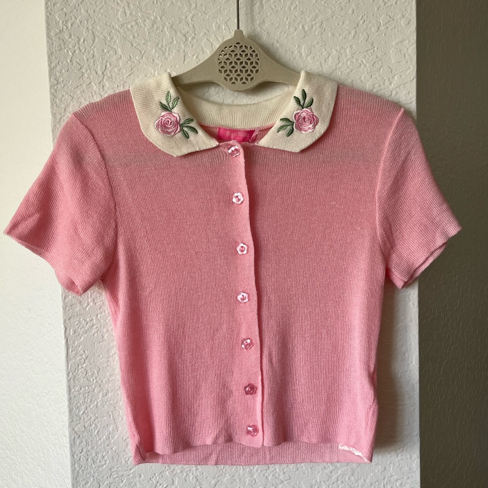 NWT Dolls Kill Sugar Thrillz Knit Top M